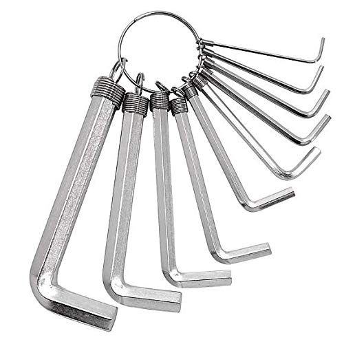 fiXte® Hex Key Set and Keyring, 10-Piece