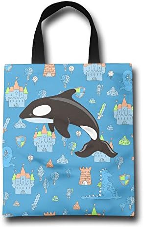 Killer Whale Men Design Polyester Travel Totes Luggage