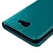 Badalink J5 Prime Case,Galaxy J5 Prime Case - Wallet Case Folio Stand Case 3D Embossed Tree PU Leather Case Shockproof TPU Inner Bumper Card Slots Hand Strap Slim-Fit Protective Cover Blue