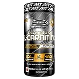 MuscleTech Platinum 100% Carnitine Formula, 500 mg Pure L-Carnitine, 180 Capsules