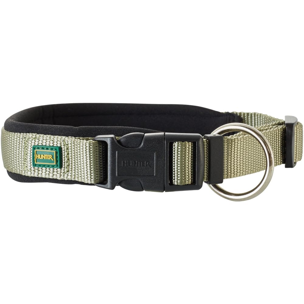 HUNTER Vario Plus Neoprene Collar, 45-50 cm, 25 mm, Green/Black