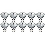 (Pack Of 10) 35MR16/GU10 - 35 Watt - Flood - GU10 (Twist &amp; Lock) Base - 120V - MR16 Light Bulb 35W MR16