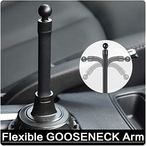 GPS Car Mount Cup Holder with Adjustable Gooseneck Arm for Garmin - 1Zero Replacement GPS Cupholder Mount for Garmin Nuvi Dezl Drive Drivesmart Zumo Driveassist DriveLuxe RV Portable Navigator - Thumbnail 3
