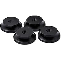 Precisiongeek Lautsprecher Unterlagen 20mm - 4 Stück Aluminium Spike Pads - Für Boden Schutz