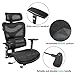 Argomax Black High Back Desk Computer Task Home Executive Ergonomic Leather Mesh Office Chair