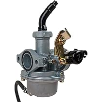 RUTU PZ22 Carburetor Kit - 22mm Carb With Air Filter & Intake Pipe For 110cc-125cc Pit Bikes & ATVs