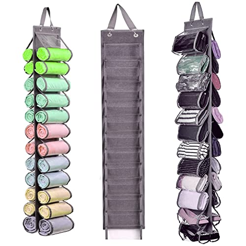 WwillDock Foldable Leggings Organizer Clothes, Legging Storage Bag, 24