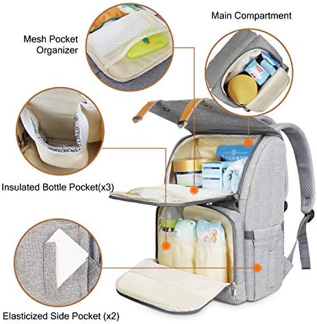 sensyne diaper bag multifunction waterproof travel backpack nappy bags for baby