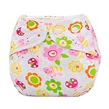 Baby Summer Diaper, Misaky Cover Adjustable Reusable Washable Nappy (C, Free Size)