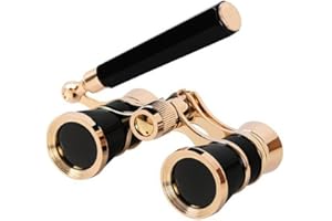 Glasses Optical BK9 Mini Compact Lightweight Built-in Foldable Adjustable Handle Vintage for Adults Kids Women in Musical Con