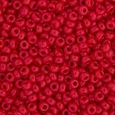 Miyuki 8/0 Japanese Glass Seed Beads 22gms SB408 in Red Opaque