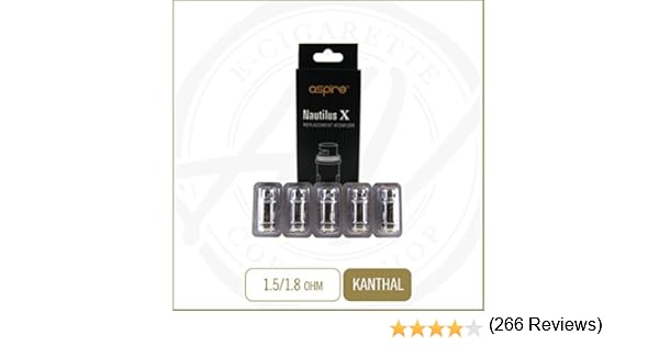 Cabezal de vaporizador Aspire Nautilus X auténtico, 1,8 Ohm, 1 ...