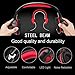Xbox One, PS4 Gaming Headset , Headphones with Mic and LED Light for Laptop Computer,Stereo Gamer Headphones,3.5mm Wired Noise Isolation Gaming Headphones (Red)thumb 2