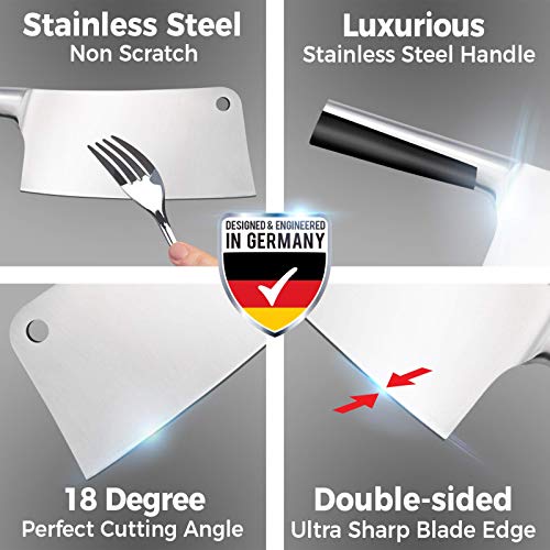 2 Mueller+Cleaver+Stainless+Professional+Restaurant