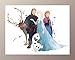 8x10 P16 Frozen poster.Inspired Watercolor Art Print.Disney frozen poster.Princess wall art.Elsa,Anna art posters.Girls room wall art.Kids Art.Birthday Gift