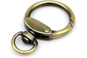 1Pcs Swivel Lobster Spring Openable Leather Bag Belt Strap Buckle Findings Pendant Keyring Key Ring Chain Snap Clasp Trigger 