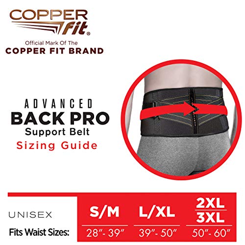 Copper Fit Pro Back Belt Compression Brace, Small/Medium AzForSell