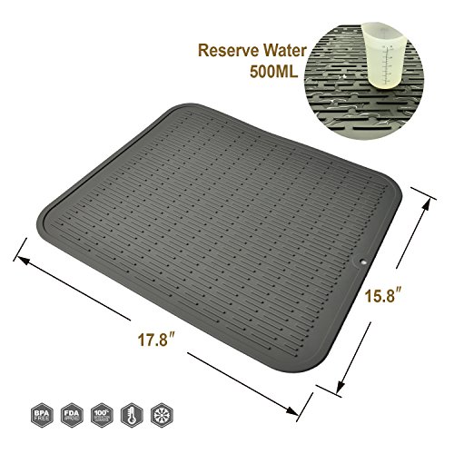 Extra Large Silicone Trivet Heat Resistant Mat 18'' x 16'' set of 2