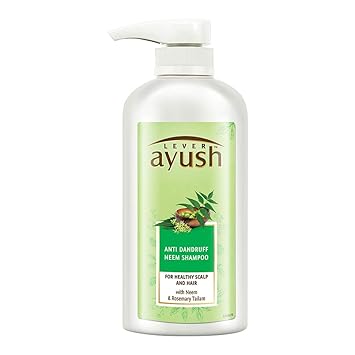 Lever Ayush Anti Dandruff Neem Shampoo, 600 ml