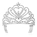 DcZeRong Tiara Crown Queen Crowns Prom Tiara Wedding Tiaras Prom Crowns Women Tiaras Bridal Tiaras
