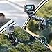 SUREWO Flexible Gooseneck Suction Cup Car Mount Holder for GoPro 13, Flexible Extension Car Windshield Mount with Phone Mount for GoPro Hero 12 11 10 9 8 7 6 5 Black,DJI Action 5 pro/4/3 and More