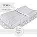 Changing Pad Cover Set | Cradle Sheet 2 Pack 100% Jersey Cotton Grey Abstract Stripes and Dots by Ely's & Co