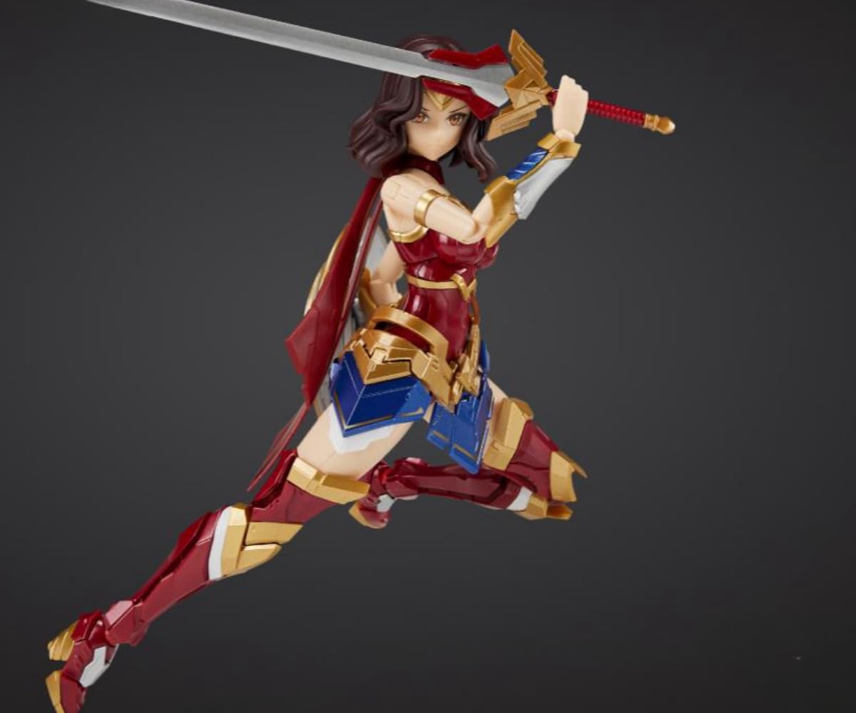 HiPlay MS General Plastic Model Kits: Wonder Lady, Dual-Body Mecha Musume, Anime Style 1:10 Scale Collectible Female Action Figures DC-01