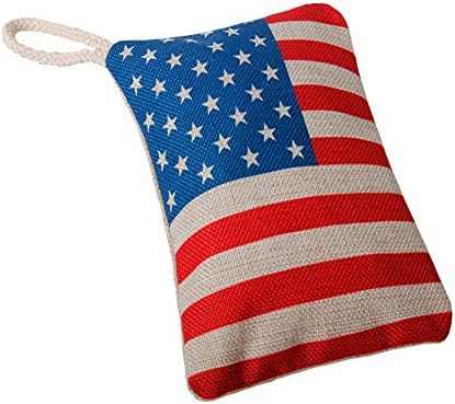 KAHANE Car Air Freshener-Natural Air Purifying Bag-Home Deodorizer Bags-Naturally Activated Bamboo Air Purifying Bag-300G (Stars Stripes)