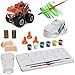 PREXTEX Paint Craft, Make and Paint Your Own Monster Truck 15 PC Craft kit Set a Creative Christmas Craft Toy for Boys