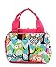 N. Gil Women and Children's Insulated Lunch Bag (Owl Aqua/Hot Pink)