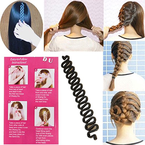 Buy Generic Black French Hair Braiding Tool Roller Magic Hair