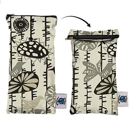 Planet Wise Wipe Pouch, Menagerie Twill, Made in The USA
