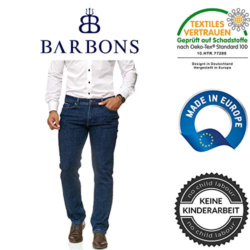 BARBONS-Herren-Jeans-Buegelleicht-Regular-Fit-Stretch-Business-Freizeit-Buero-Hochwertige-Jeans-Hose-fuer-Maenner