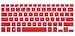 CaseBuy Ultra Thin Silicone Keyboard Protector Cover Skin for Dell XPS 13-9343 13-9350 13-9360 13.3-Inch Ultrabook Computer (Red)