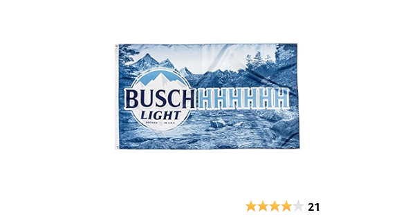BUSCH Buschhhhhhh Light Beer Flag 