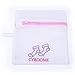 Cyboome Delicates Double-Layered Mesh Laundry Bag with 1 Large Bra Bag and Rust Proof Zipper, Set of 6