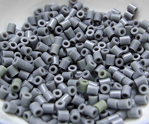 Gift pocket DIY 5mm Hama/perler Beads 1000 pack for Christmas Gift 13 Colours Grey