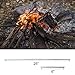 DELERKE Campfire Tool Pocket Bellows -Builds Fire by Blasting Air,Outdoor Gear Collapsible Fire Tool (Silver)