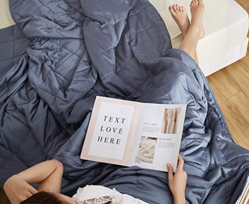 image for HomeSmart Products King Size Cooling Weighted Blanket - 20lbs 88x104 -