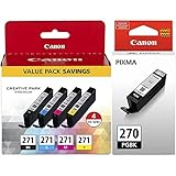 Canon PGI-270 Pigment Black Ink Tank CLI-271 CMYK