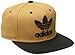 adidas Men's Originals Snapback Flatbrim Cap, Dark Khaki/Black, One Size