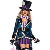 Leg Avenue Women's Delightful Hatter Costume