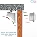 Child Safety Magnetic Cabinet Locks - 8 Locks +2 Keys 2 Ways of Fixing