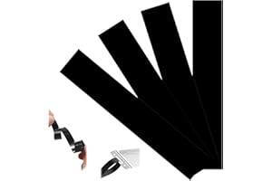 ALRHSO 4 Pcs Snare Drum Wire Strap Polyester Trapping Black Wire Snare Drum Strip Kit Wires Belt for 14 Inch Drums