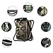 FCFKUK Bright starl Upgraded Large Size 3 in1 Multifunction Fishing Backpack Chair, Portable Hiking Camouflage Camping Stool, Folding Cooler Insulated Picnic Bag Backpack Stool