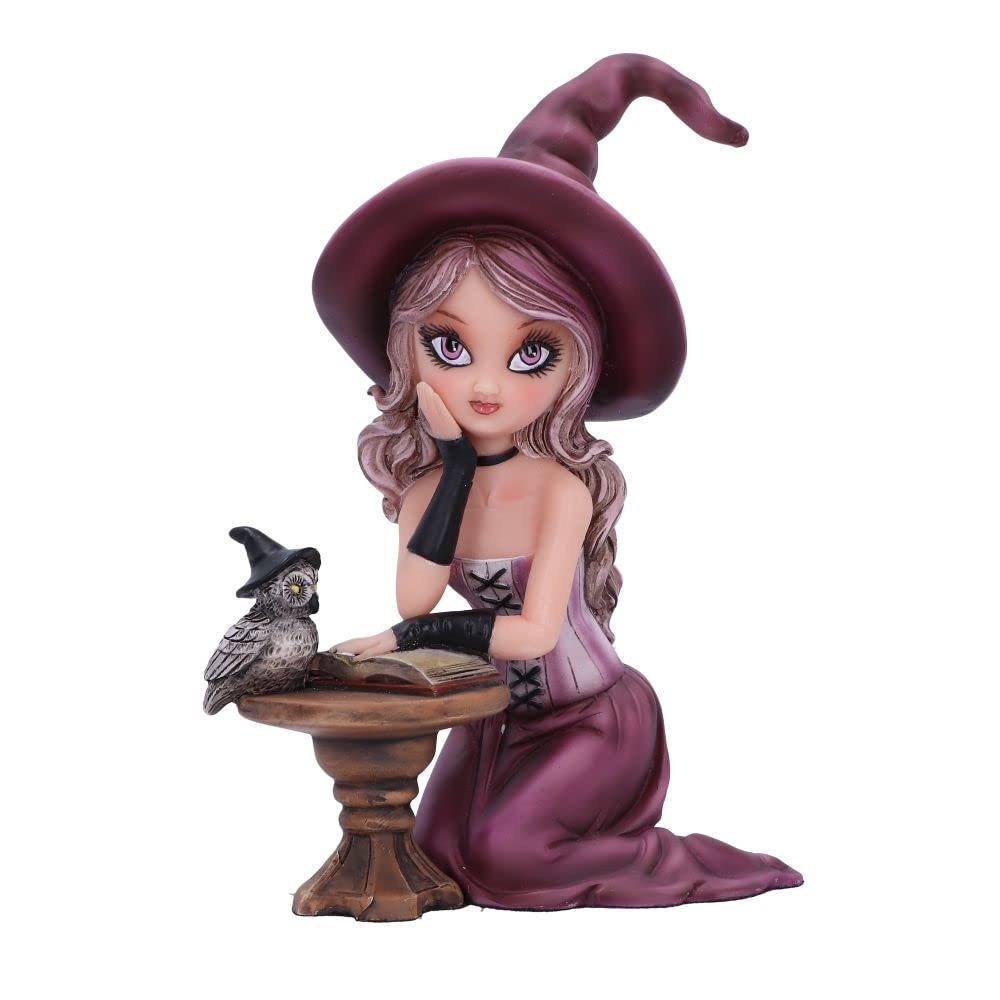 Nemesis Now Agatha Witch Figurine, Purple, 15cm