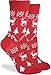 Good Luck Sock Women's Christmas Holiday Socks, Adult, Shoe Size 5-9