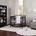 DaVinci Emily 2-in-1 Convertible Mini Crib and Twin Bed in Ebony, Greenguard Gold Certified