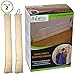 Evelots Draft Stopper - Weighted Bottom Door Wind Protector - 2 Pack - Block Cold Air, Hot Air, Noise, Dust from Under Door and Window Gaps -Hang When not in Use - Soft Felt Polyester - 36 Inch Long