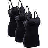 BRLIDO Womens Nursing Tank Tops Built in Bra for Breastfeeding Maternity Camisole Brasieres